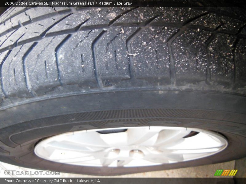 Magnesium Green Pearl / Medium Slate Gray 2006 Dodge Caravan SE