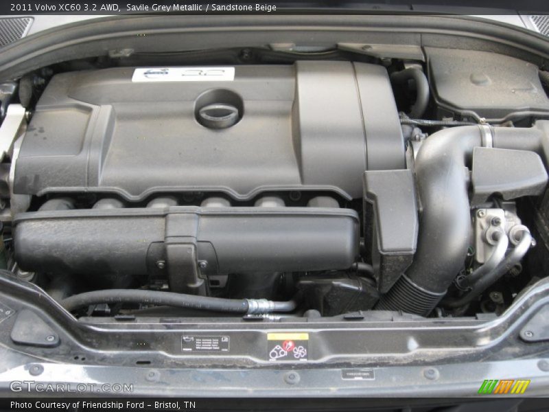  2011 XC60 3.2 AWD Engine - 3.2 Liter DOHC 24-Valve VVT Inline 6 Cylinder