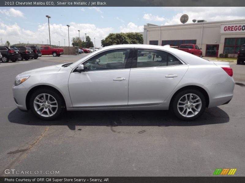 Silver Ice Metallic / Jet Black 2013 Chevrolet Malibu ECO