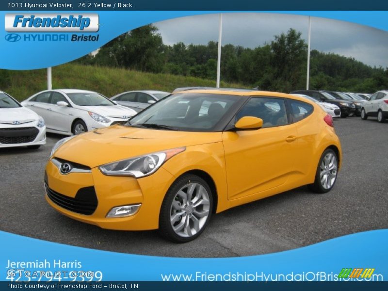 26.2 Yellow / Black 2013 Hyundai Veloster