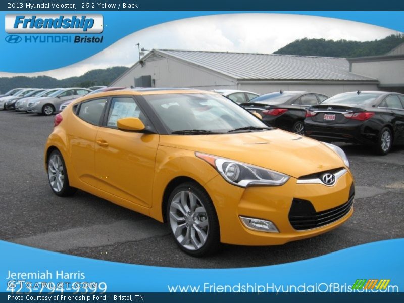 26.2 Yellow / Black 2013 Hyundai Veloster