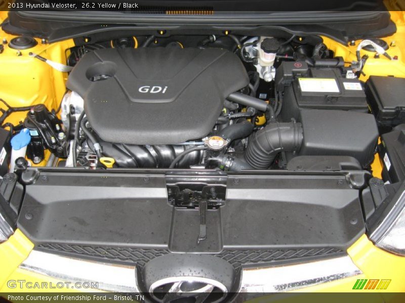  2013 Veloster  Engine - 1.6 Liter DOHC 16-Valve Dual-CVVT 4 Cylinder