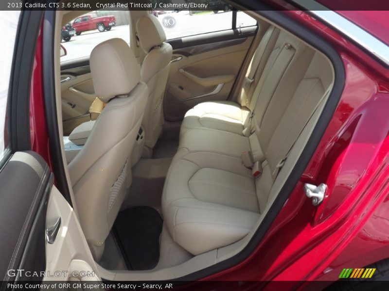 Rear Seat of 2013 CTS 3.6 Sedan