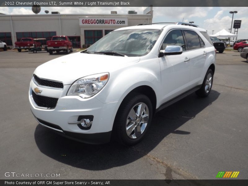Summit White / Light Titanium/Jet Black 2012 Chevrolet Equinox LTZ
