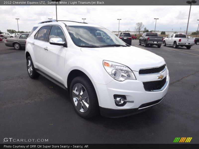 Summit White / Light Titanium/Jet Black 2012 Chevrolet Equinox LTZ