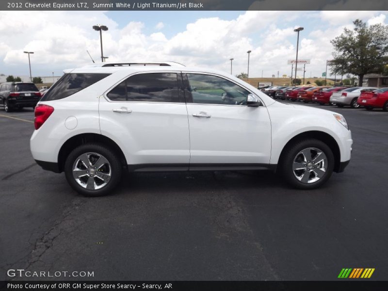 Summit White / Light Titanium/Jet Black 2012 Chevrolet Equinox LTZ