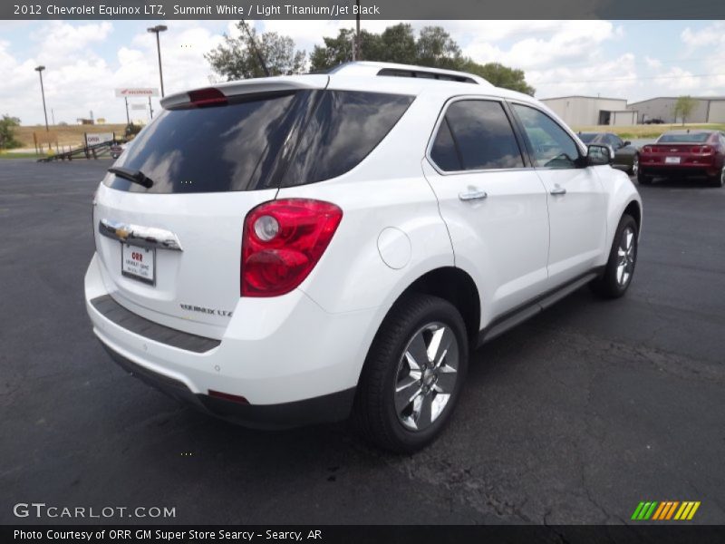 Summit White / Light Titanium/Jet Black 2012 Chevrolet Equinox LTZ