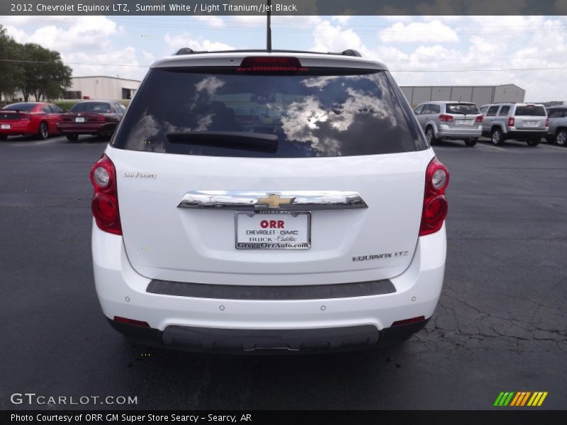 Summit White / Light Titanium/Jet Black 2012 Chevrolet Equinox LTZ