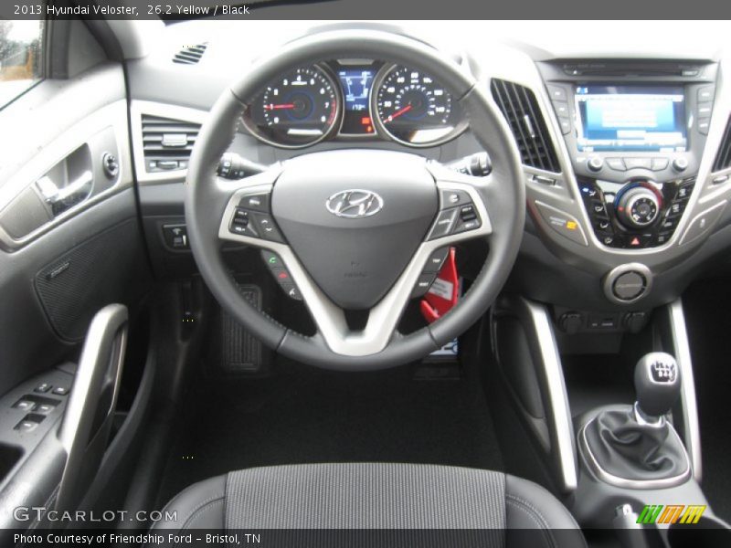 Dashboard of 2013 Veloster 
