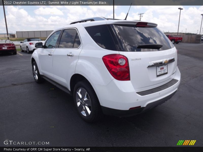 Summit White / Light Titanium/Jet Black 2012 Chevrolet Equinox LTZ