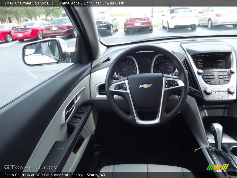 Summit White / Light Titanium/Jet Black 2012 Chevrolet Equinox LTZ