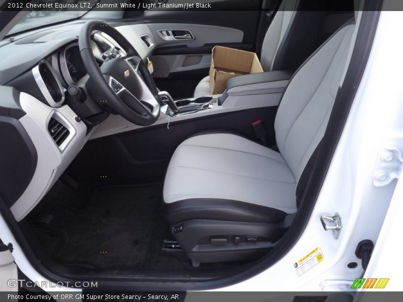 Summit White / Light Titanium/Jet Black 2012 Chevrolet Equinox LTZ