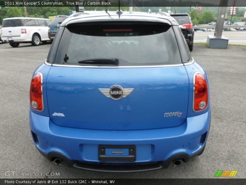 True Blue / Carbon Black 2011 Mini Cooper S Countryman