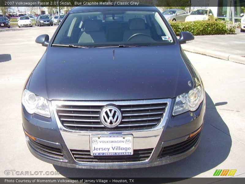 Blue Graphite Metallic / Classic Grey 2007 Volkswagen Passat 2.0T Sedan
