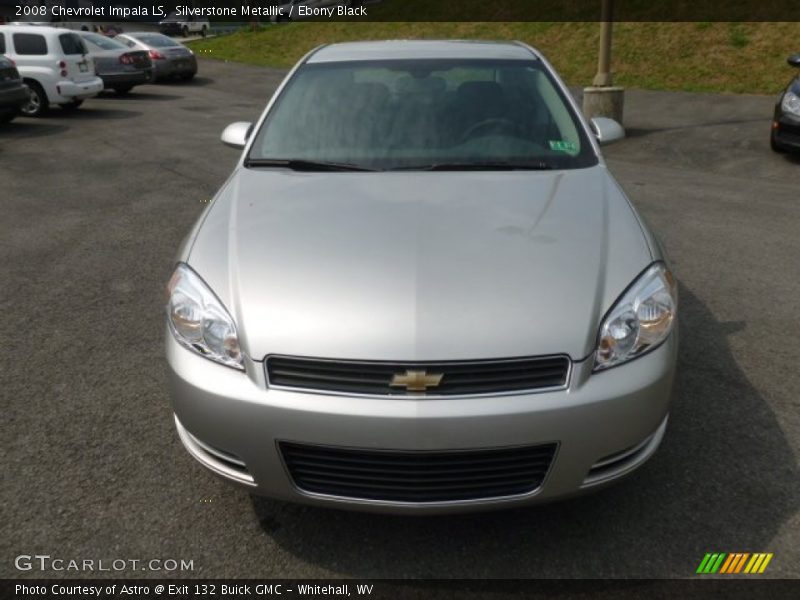 Silverstone Metallic / Ebony Black 2008 Chevrolet Impala LS