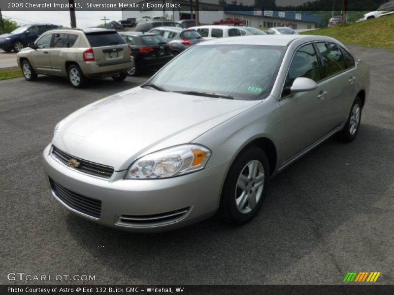 Silverstone Metallic / Ebony Black 2008 Chevrolet Impala LS