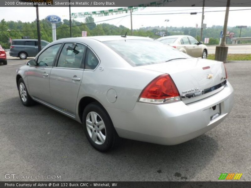 Silverstone Metallic / Ebony Black 2008 Chevrolet Impala LS