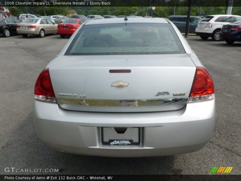 Silverstone Metallic / Ebony Black 2008 Chevrolet Impala LS
