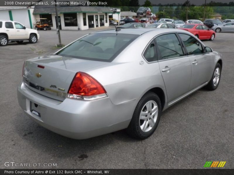 Silverstone Metallic / Ebony Black 2008 Chevrolet Impala LS