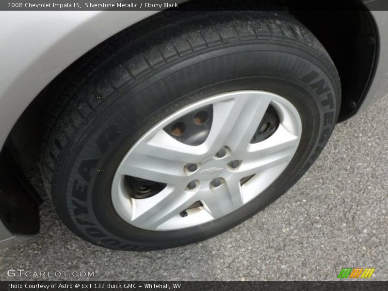 Silverstone Metallic / Ebony Black 2008 Chevrolet Impala LS