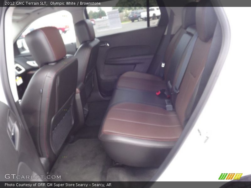 Olympic White / Brownstone 2012 GMC Terrain SLT
