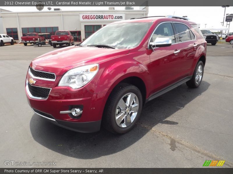Cardinal Red Metallic / Light Titanium/Jet Black 2012 Chevrolet Equinox LTZ