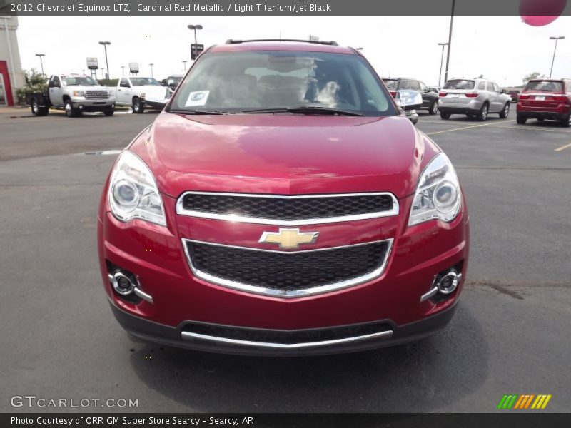 Cardinal Red Metallic / Light Titanium/Jet Black 2012 Chevrolet Equinox LTZ