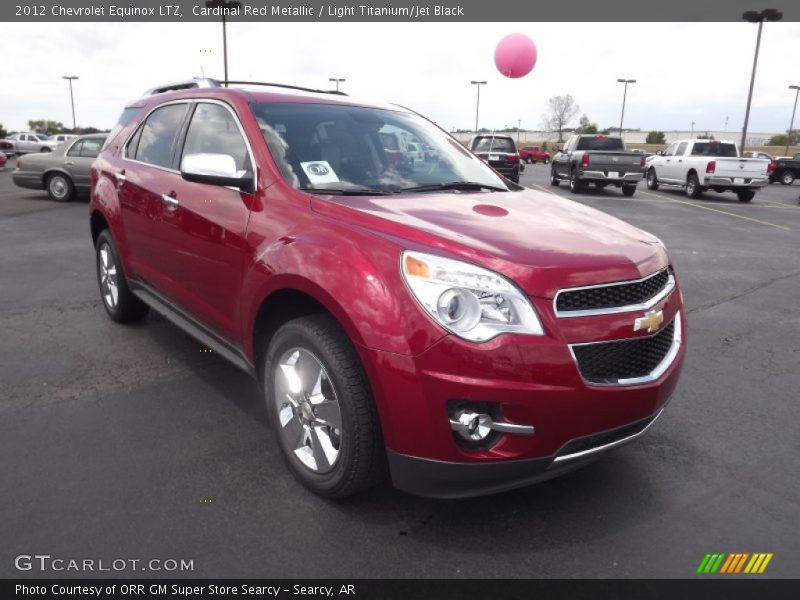Cardinal Red Metallic / Light Titanium/Jet Black 2012 Chevrolet Equinox LTZ