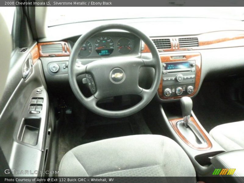 Silverstone Metallic / Ebony Black 2008 Chevrolet Impala LS