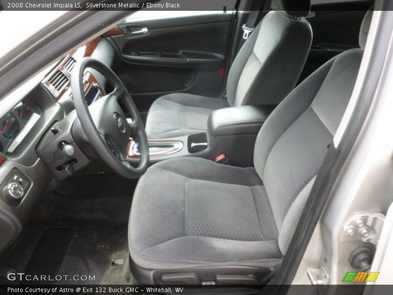 Silverstone Metallic / Ebony Black 2008 Chevrolet Impala LS