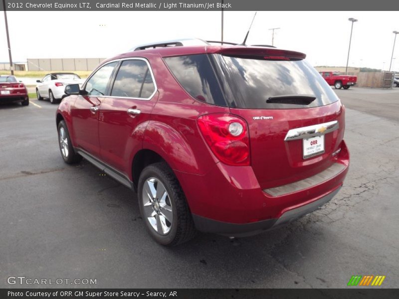 Cardinal Red Metallic / Light Titanium/Jet Black 2012 Chevrolet Equinox LTZ