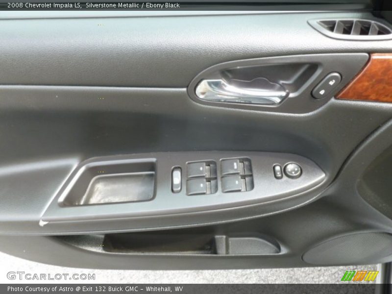 Silverstone Metallic / Ebony Black 2008 Chevrolet Impala LS