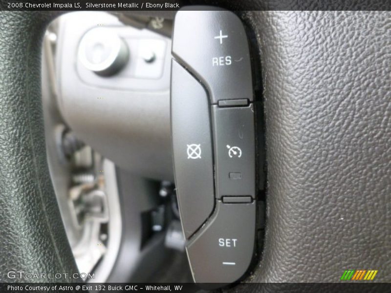 Silverstone Metallic / Ebony Black 2008 Chevrolet Impala LS
