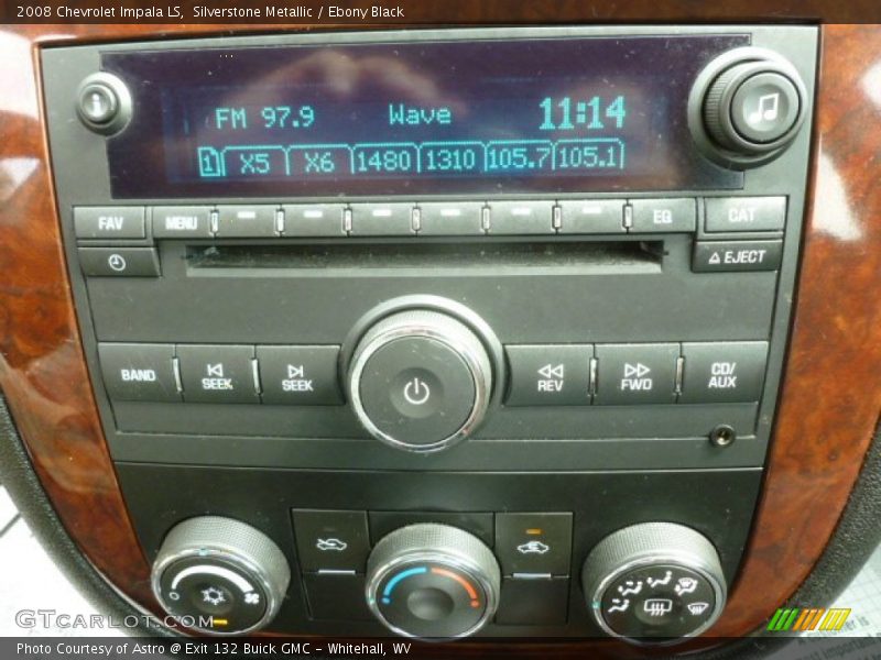 Silverstone Metallic / Ebony Black 2008 Chevrolet Impala LS