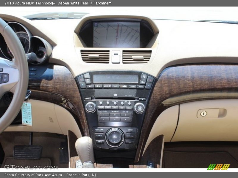 Aspen White Pearl / Parchment 2010 Acura MDX Technology