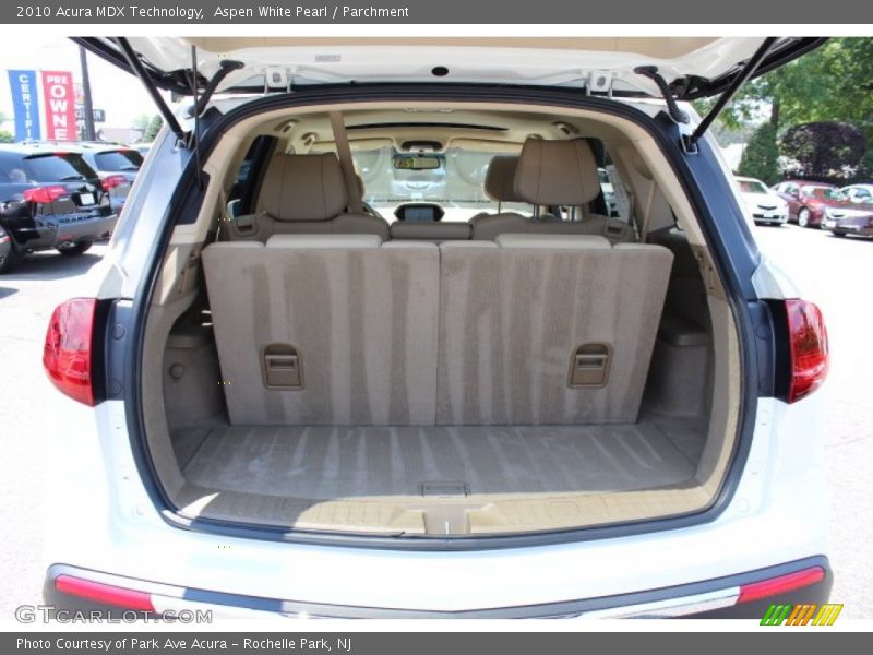 Aspen White Pearl / Parchment 2010 Acura MDX Technology