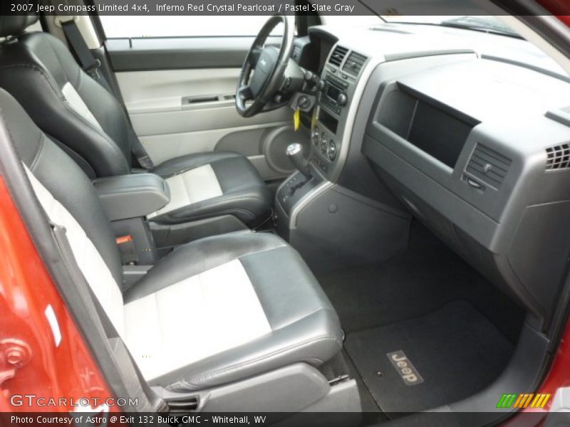Inferno Red Crystal Pearlcoat / Pastel Slate Gray 2007 Jeep Compass Limited 4x4