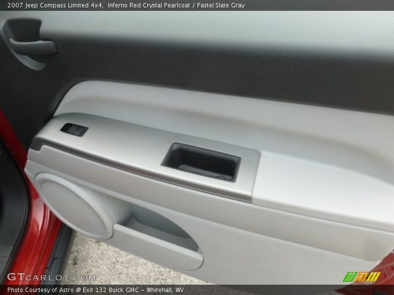 Inferno Red Crystal Pearlcoat / Pastel Slate Gray 2007 Jeep Compass Limited 4x4