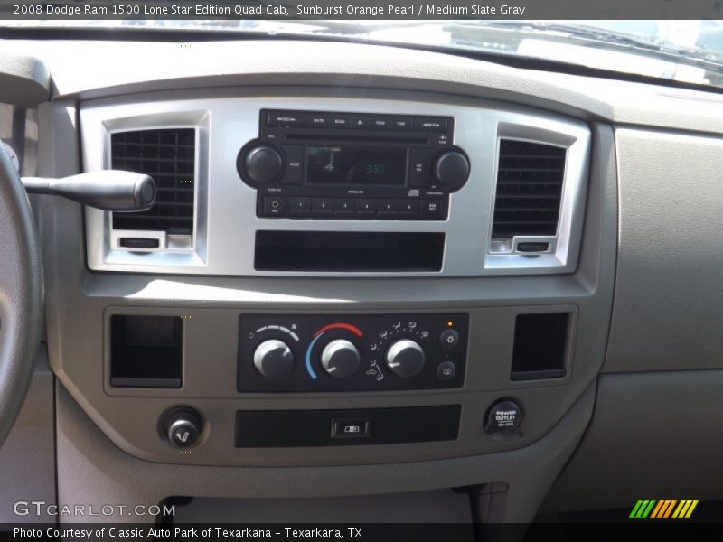 Sunburst Orange Pearl / Medium Slate Gray 2008 Dodge Ram 1500 Lone Star Edition Quad Cab