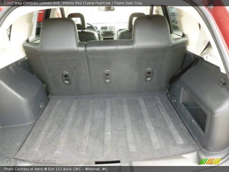 Inferno Red Crystal Pearlcoat / Pastel Slate Gray 2007 Jeep Compass Limited 4x4