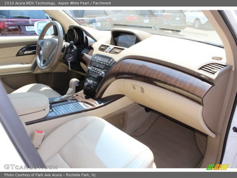 Aspen White Pearl / Parchment 2010 Acura MDX Technology