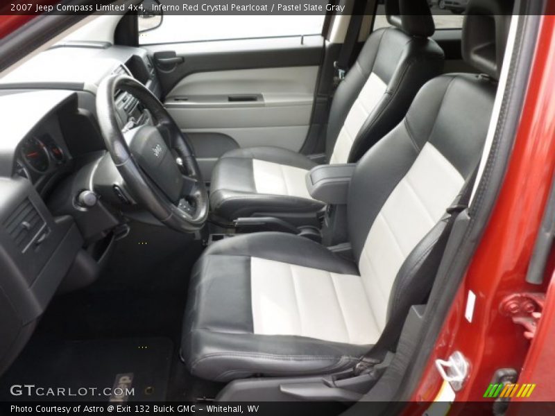 Inferno Red Crystal Pearlcoat / Pastel Slate Gray 2007 Jeep Compass Limited 4x4