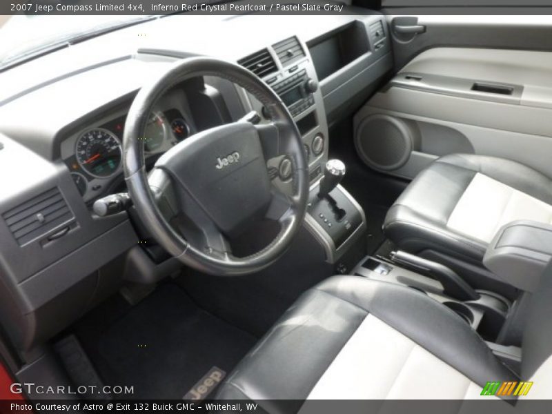 Inferno Red Crystal Pearlcoat / Pastel Slate Gray 2007 Jeep Compass Limited 4x4