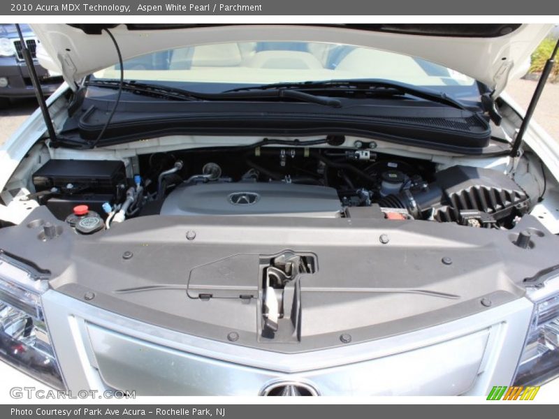 Aspen White Pearl / Parchment 2010 Acura MDX Technology