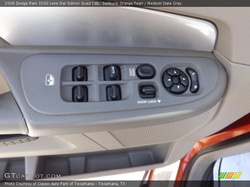 Sunburst Orange Pearl / Medium Slate Gray 2008 Dodge Ram 1500 Lone Star Edition Quad Cab