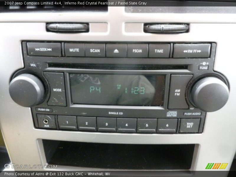 Inferno Red Crystal Pearlcoat / Pastel Slate Gray 2007 Jeep Compass Limited 4x4