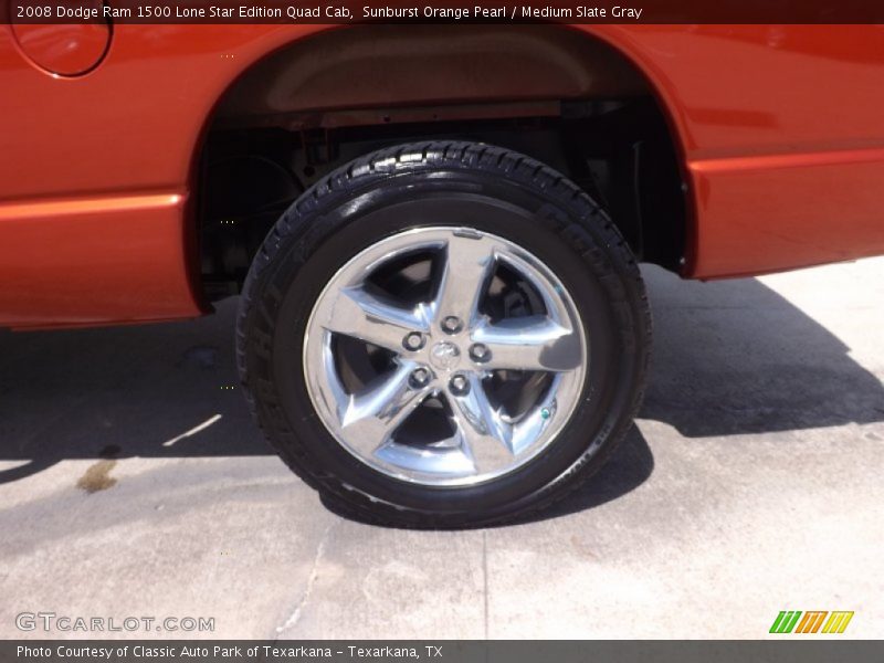 Sunburst Orange Pearl / Medium Slate Gray 2008 Dodge Ram 1500 Lone Star Edition Quad Cab