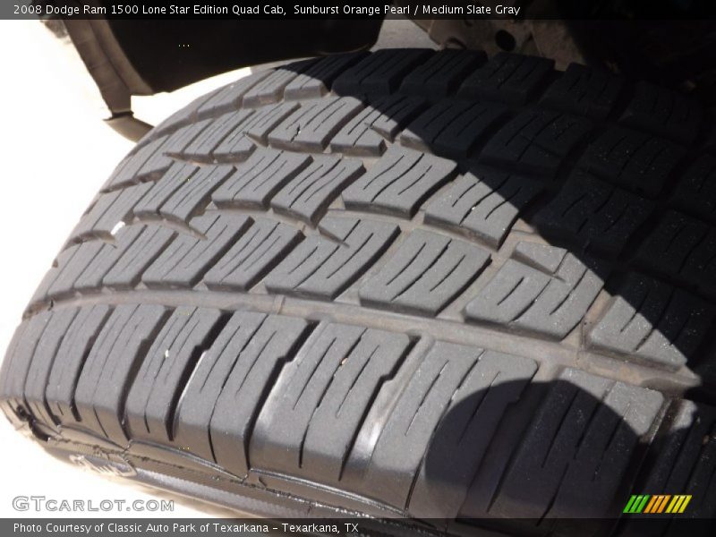 Sunburst Orange Pearl / Medium Slate Gray 2008 Dodge Ram 1500 Lone Star Edition Quad Cab
