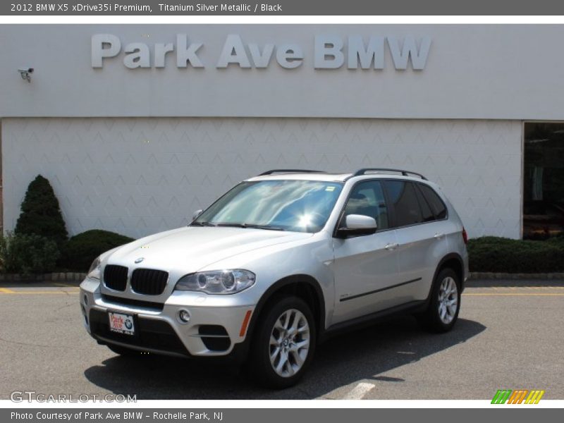 Titanium Silver Metallic / Black 2012 BMW X5 xDrive35i Premium