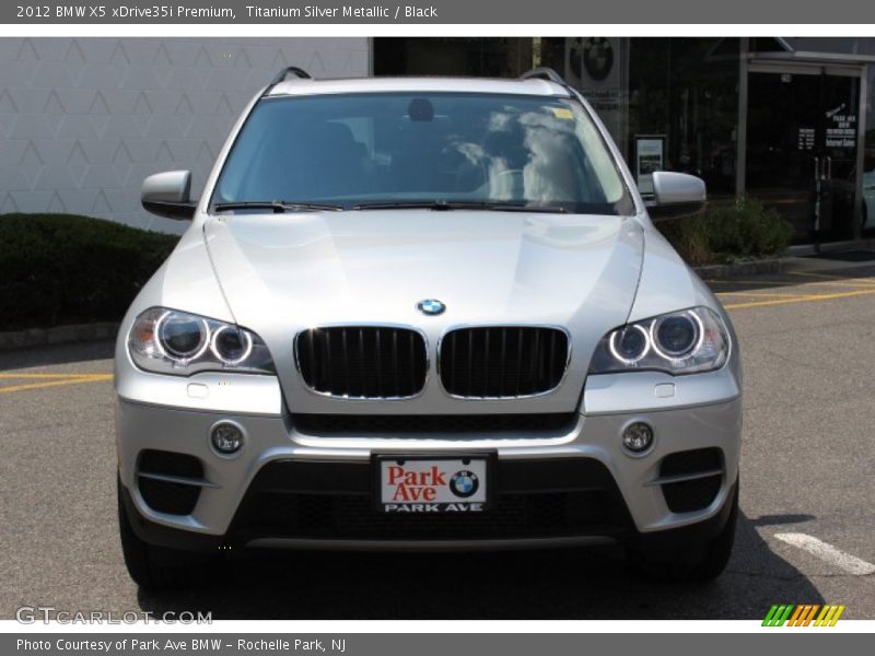 Titanium Silver Metallic / Black 2012 BMW X5 xDrive35i Premium